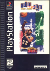 Slam 'n Jam '96 PAL Playstation PAL box art